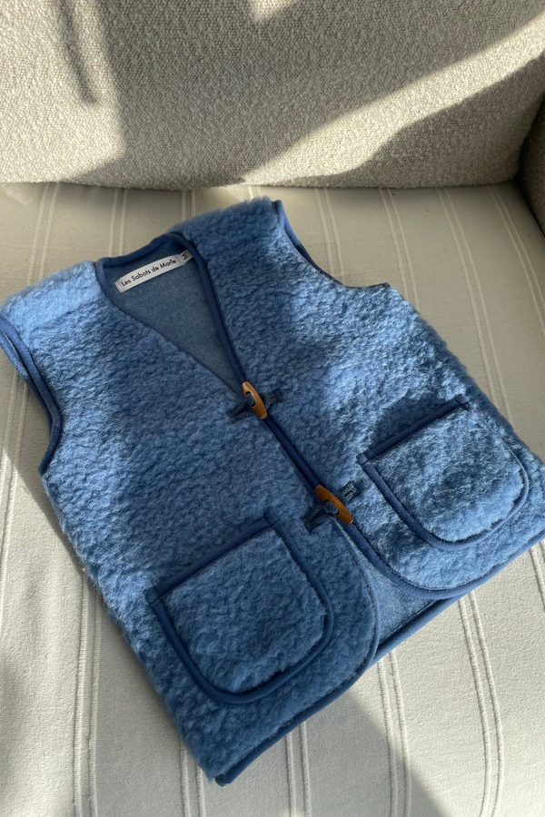 Gilet Enfants - Berger bleu doux