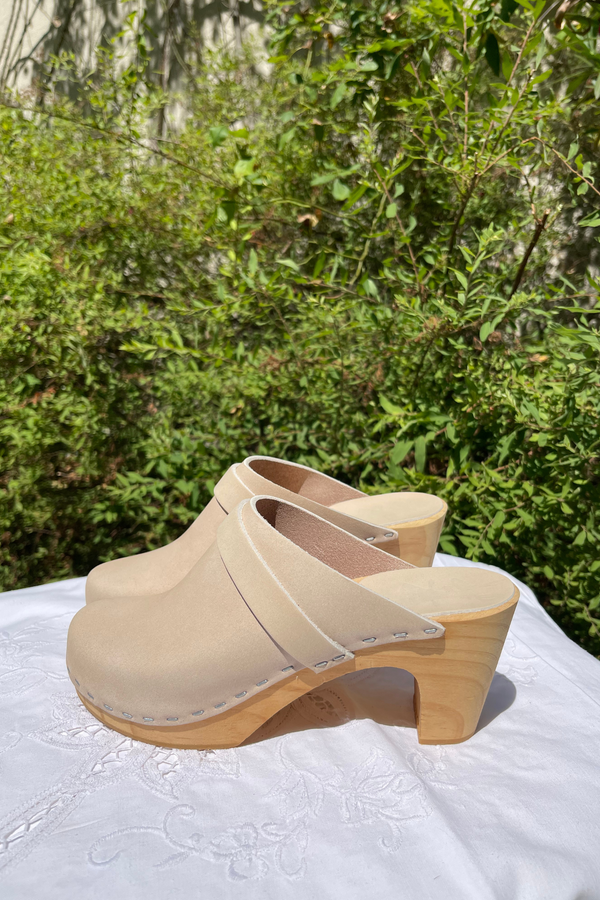 Sabots Hauts - Nubuck Cream