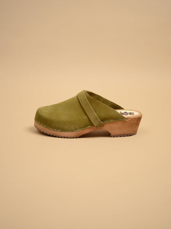Cuir Suède - Olive