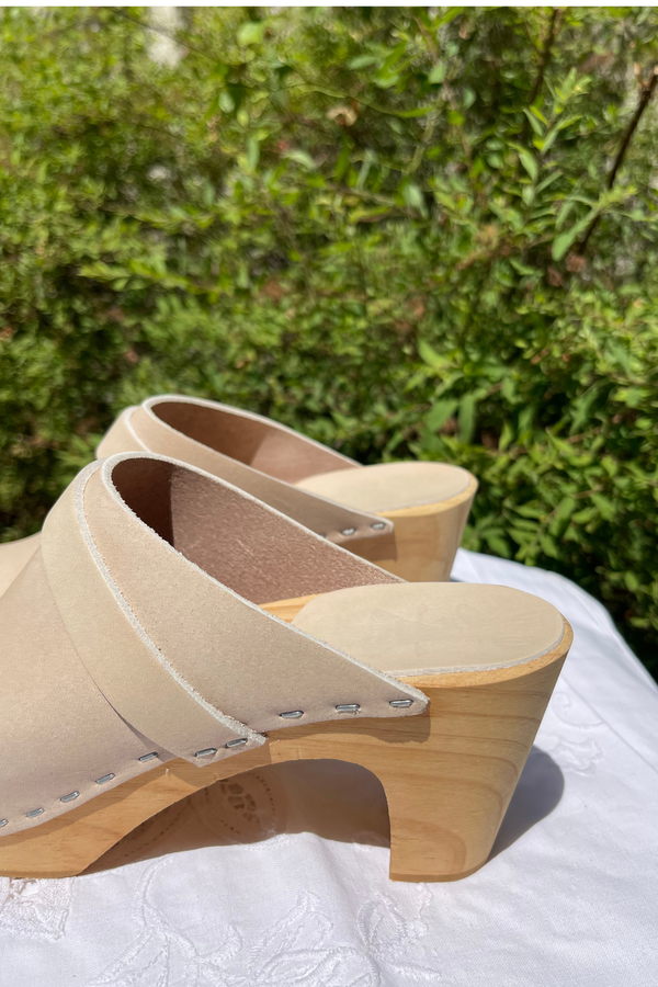 Sabots Hauts - Nubuck Cream