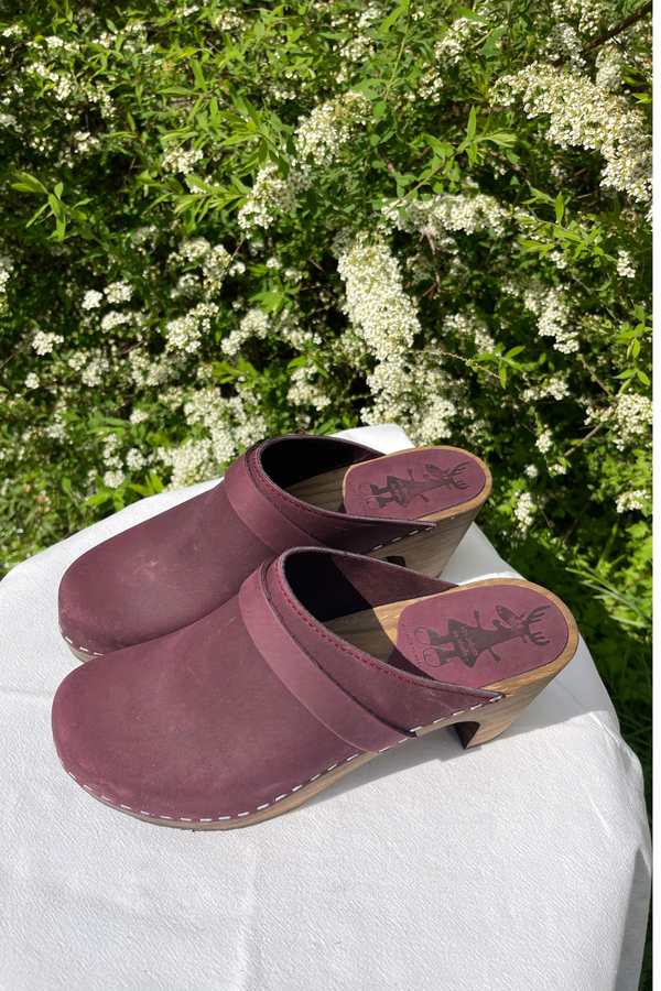 Sabots Hauts - Violet Plum