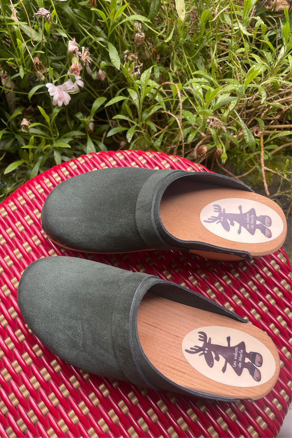 Cuir Suede - Green