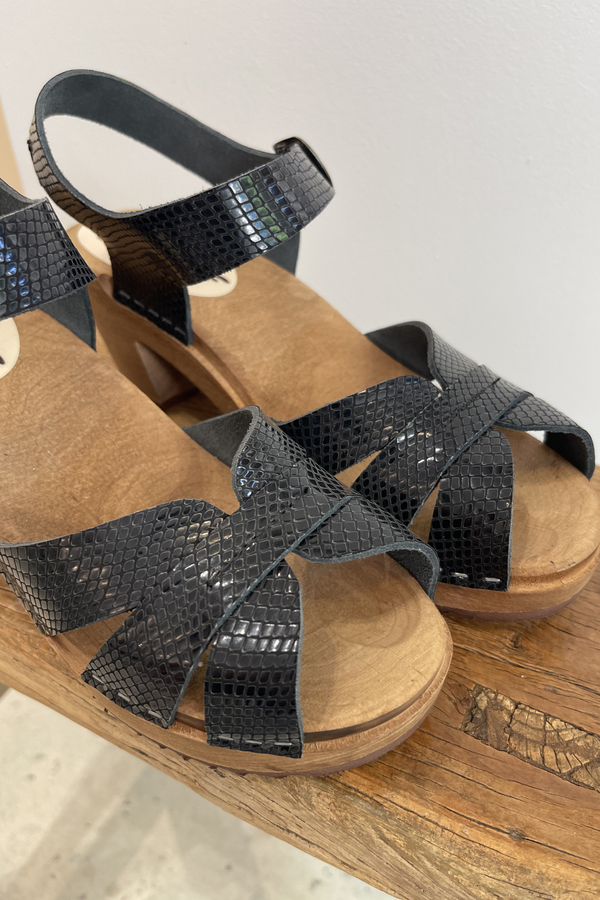 Sandales - Snake Black