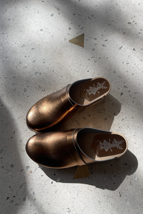 Cuir Métallisé - Bronze