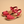 Load image into Gallery viewer, Sandales Basses - Nubuck Rouge Perse
