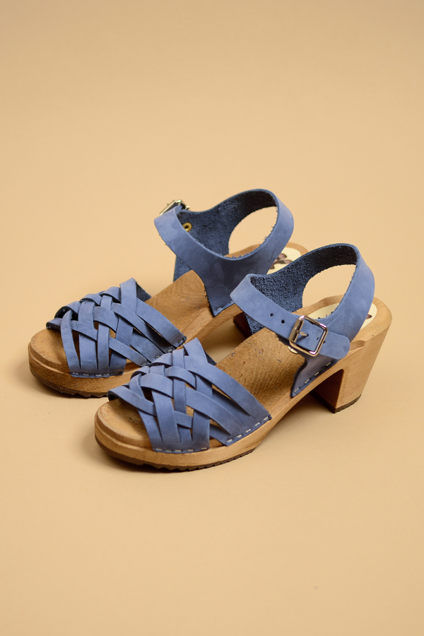 Sandales Hautes - Nubuck Blue