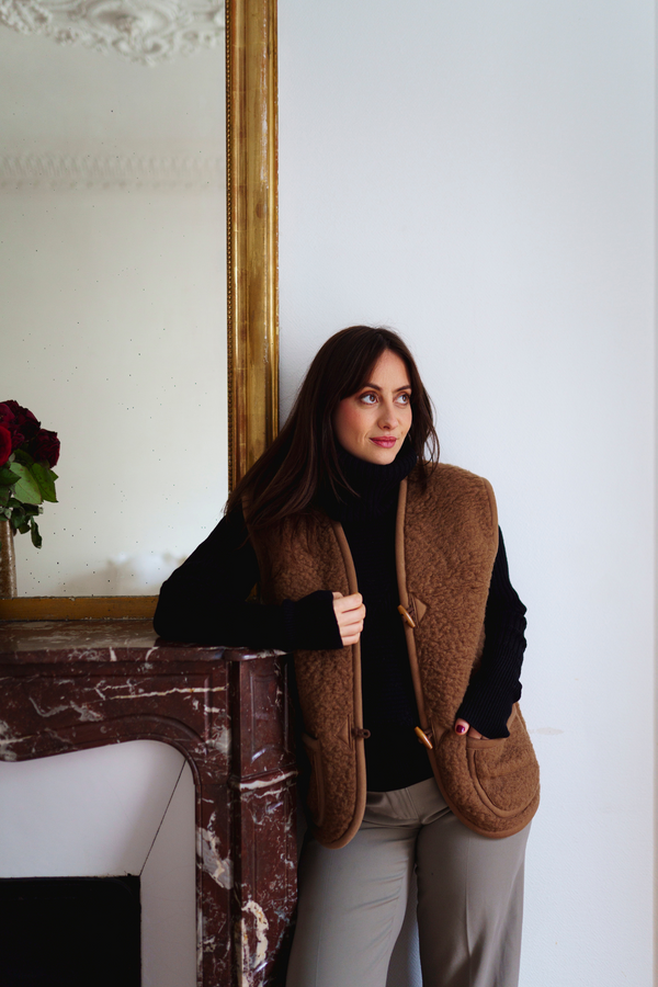 Gilet en laine - Brown