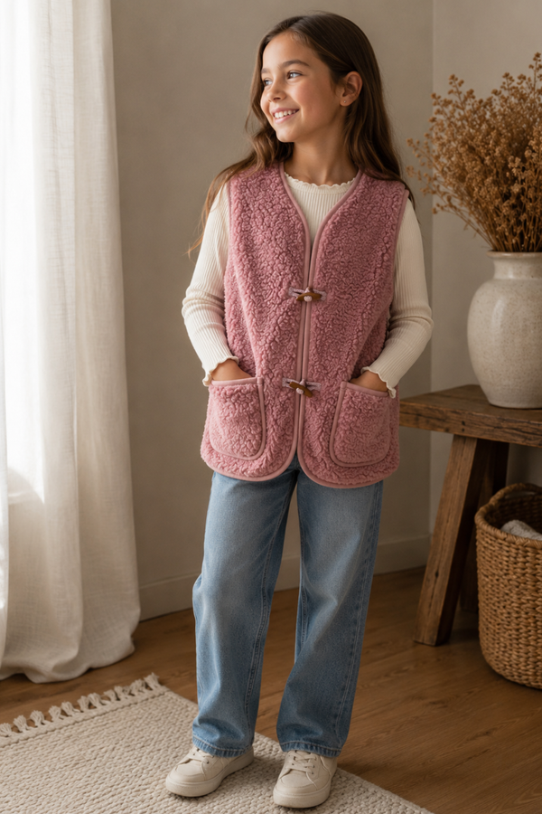 Gilet Enfants - rose