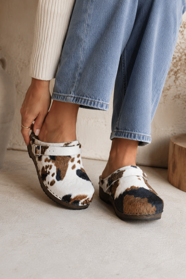 Cow - Black And Brown avec boucle amovible