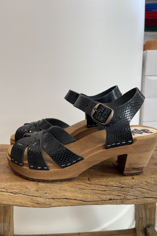Sandales - Snake Black