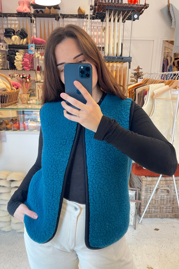 Veste en Laine - Bleu Suédois