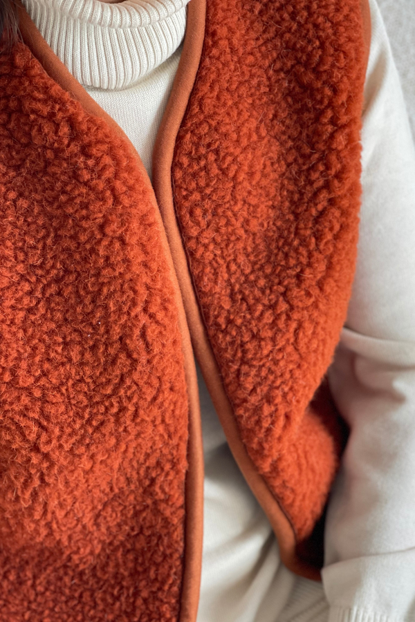 Veste en Laine - Cognac