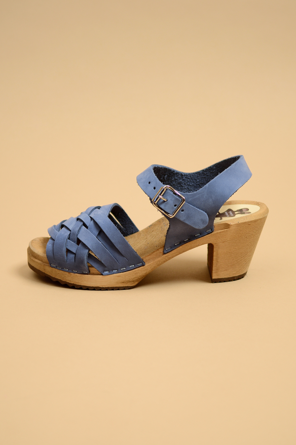 Sandales Hautes - Nubuck Blue