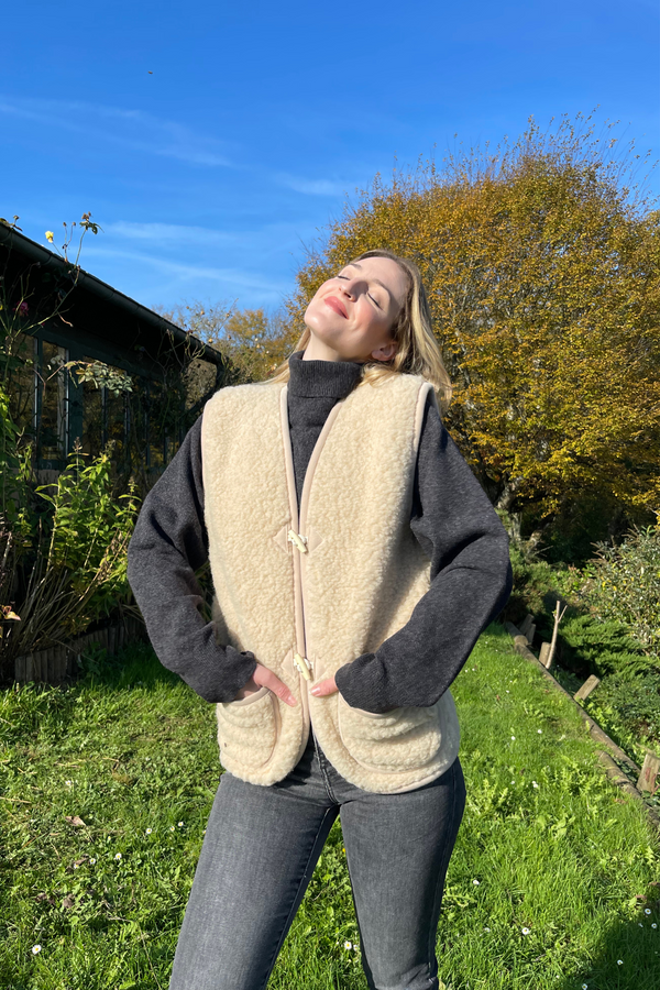 Gilet en Laine - Beige