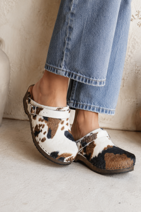 Cow - Black And Brown avec boucle amovible
