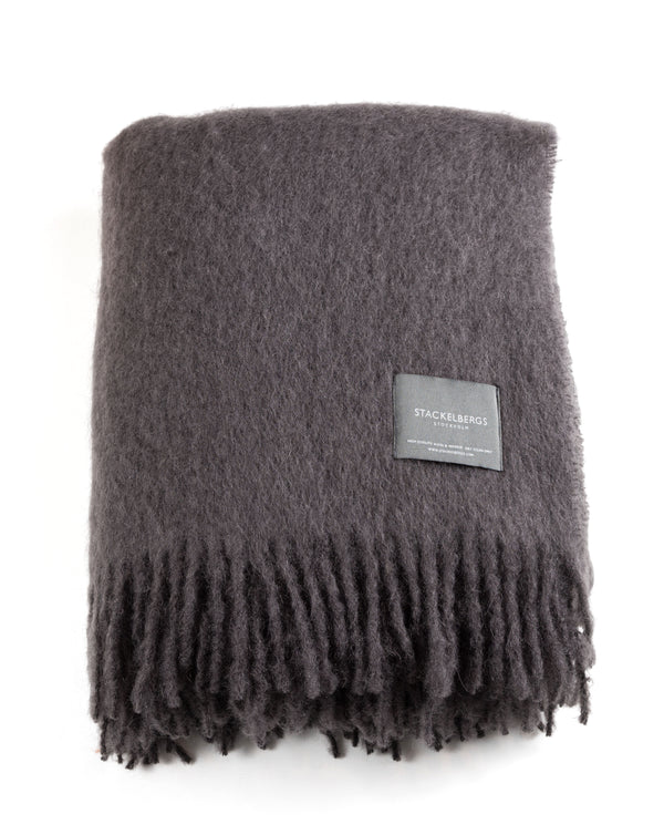 PLAIDS - MOHAIR Charcoal