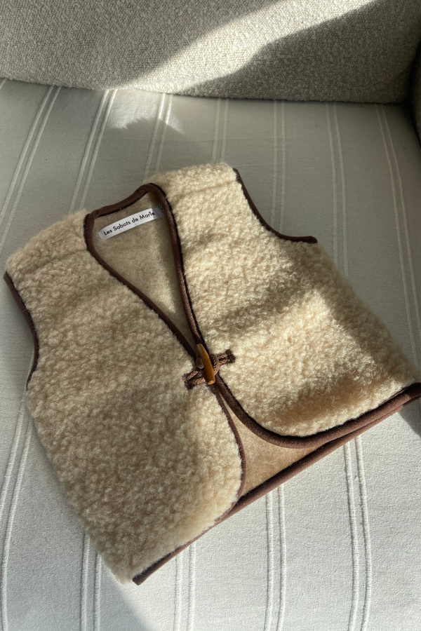 Gilet Bébé - Berger beige