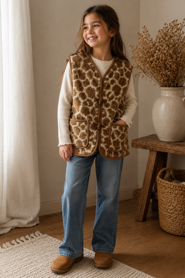 Gilet Enfants - girafe