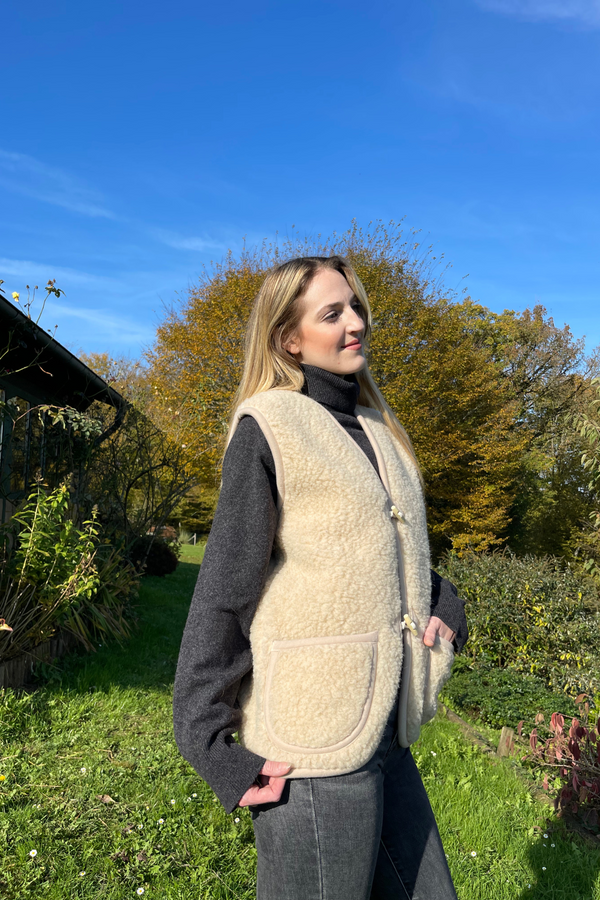 Gilet en Laine - Beige