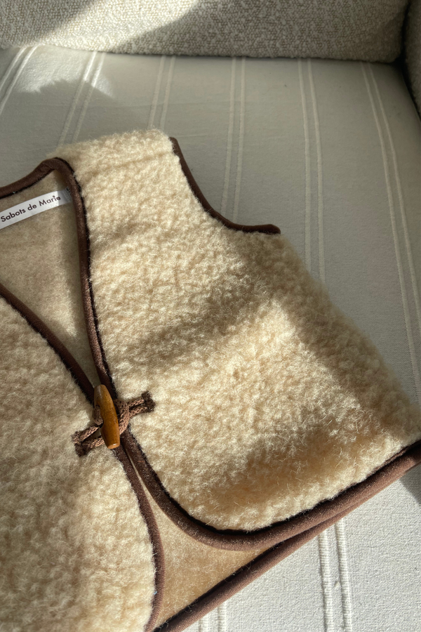 Gilet Bébé - Berger beige