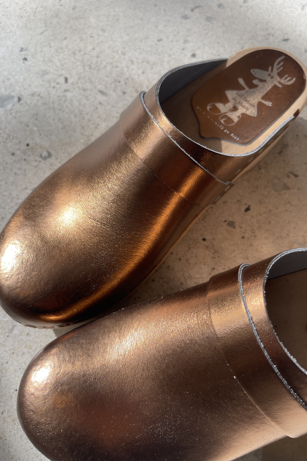 Cuir Métallisé - Bronze