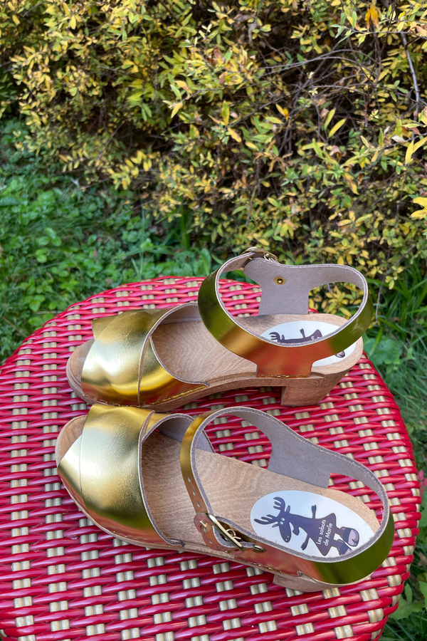 Sandales Hautes - Gold