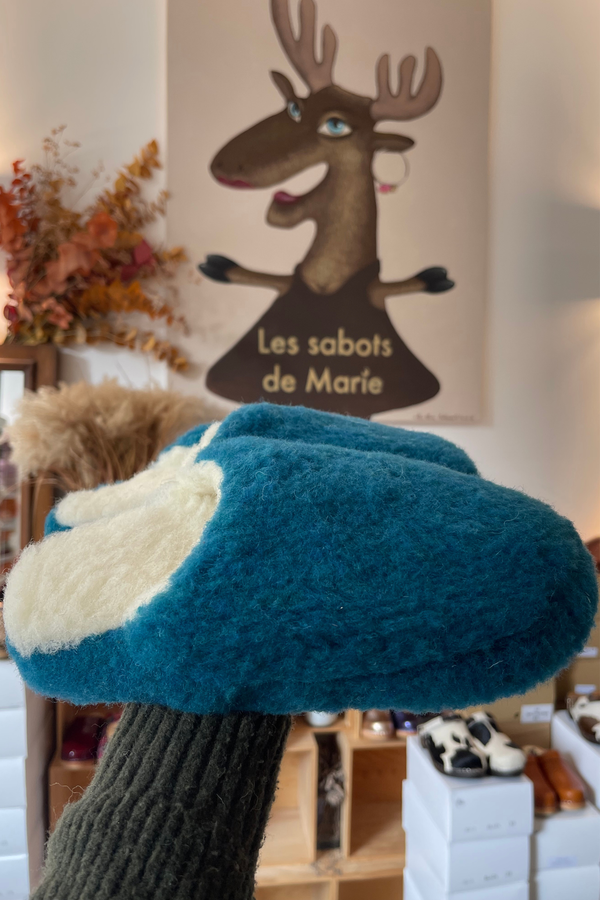 Mules - 100% laine de mouton Lazur