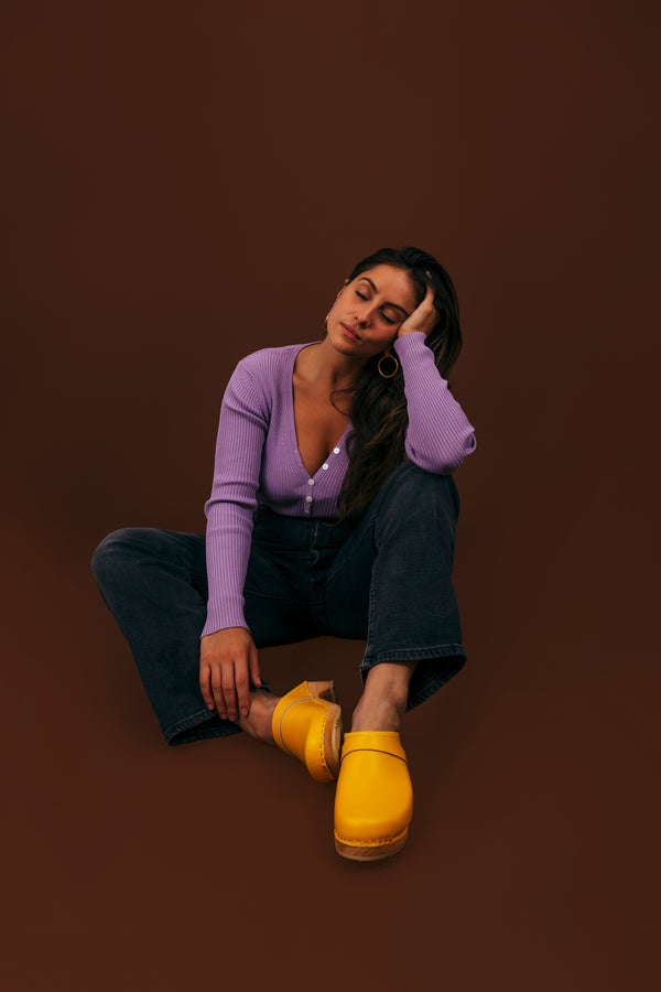 Cuir lisse - Yellow