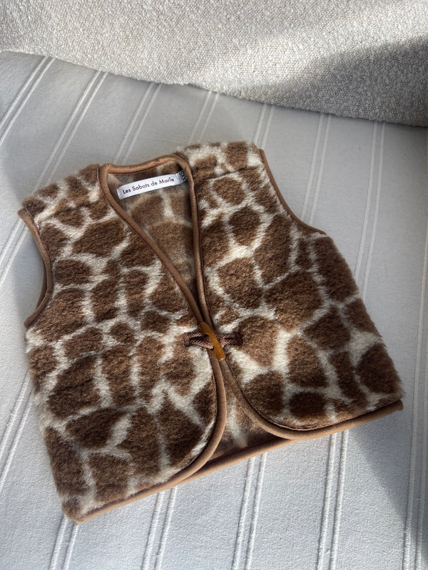Gilet Bébé -  girafe