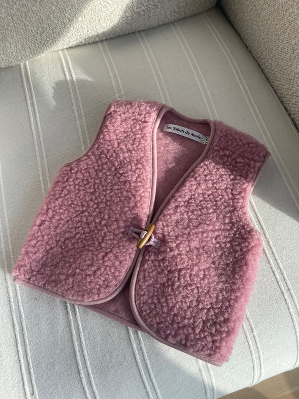 Gilet Bébé -  rose