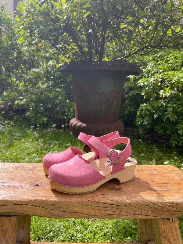 KIDS - Baby clogs suede Pink