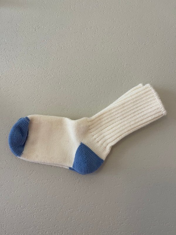 Chaussettes Kids white & blue - 30/34 mois