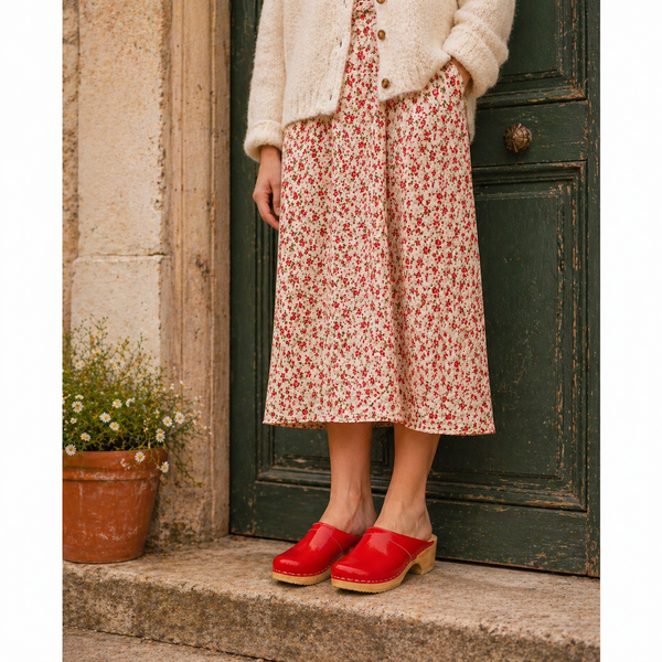 Cuir verni - Red intense