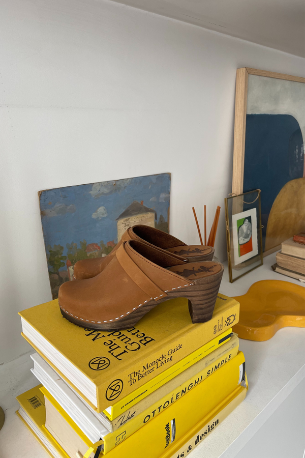 Sabots Hauts - Nubuck Tan