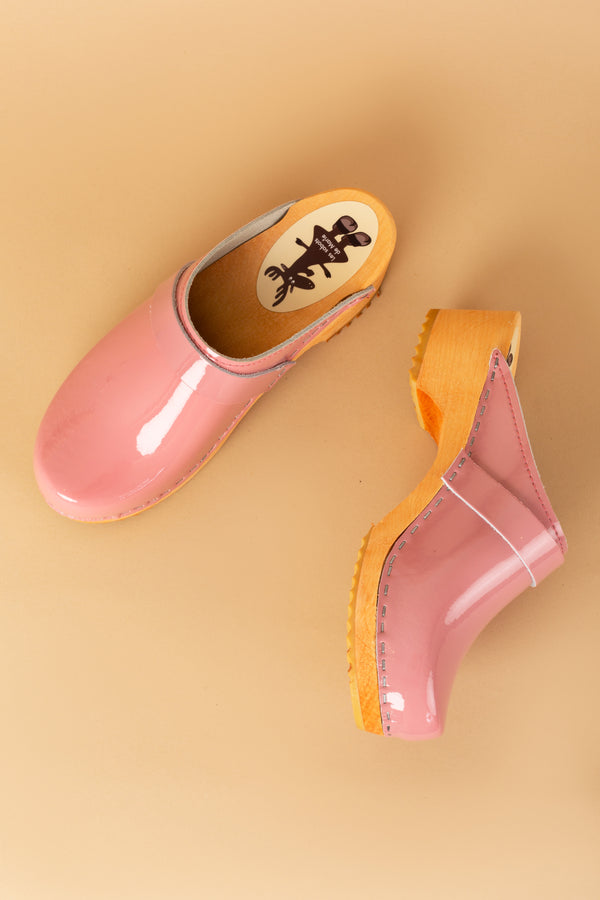 Cuir verni - Baby Pink ( pré-commande )