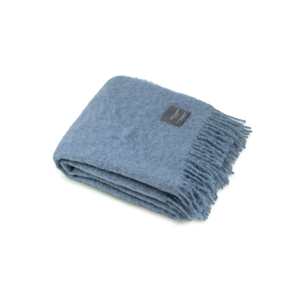 PLAIDS - MOHAIR Sky Blue