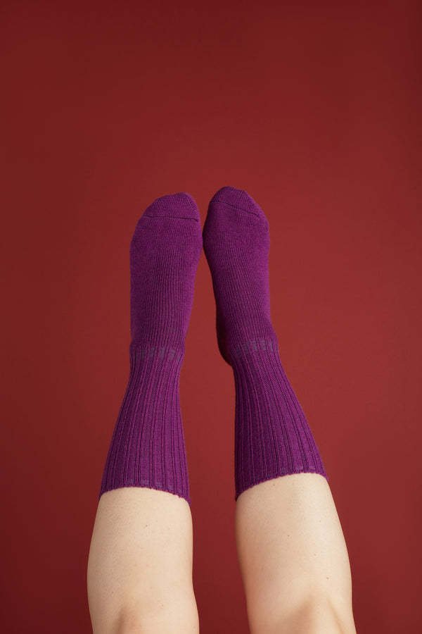 Socks - Marie Basse Violet