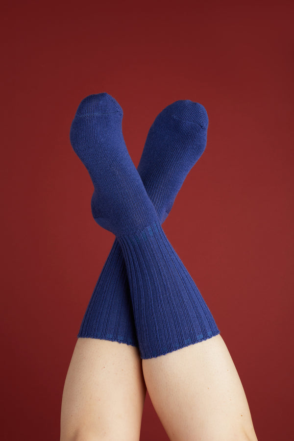 Socks - Marie Basse Bleu Roi