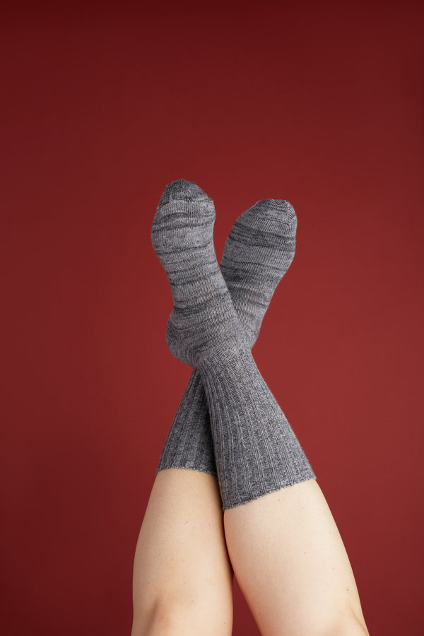 Chaussettes - Marie Basse Grey