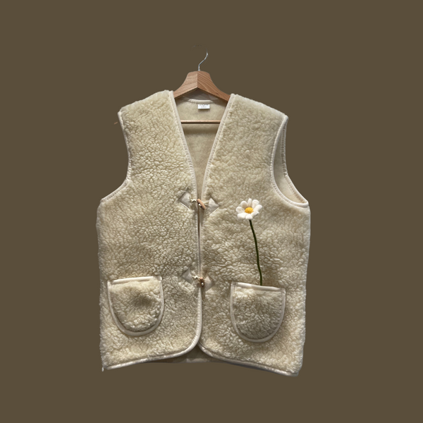 Button Vest - 100% Wool